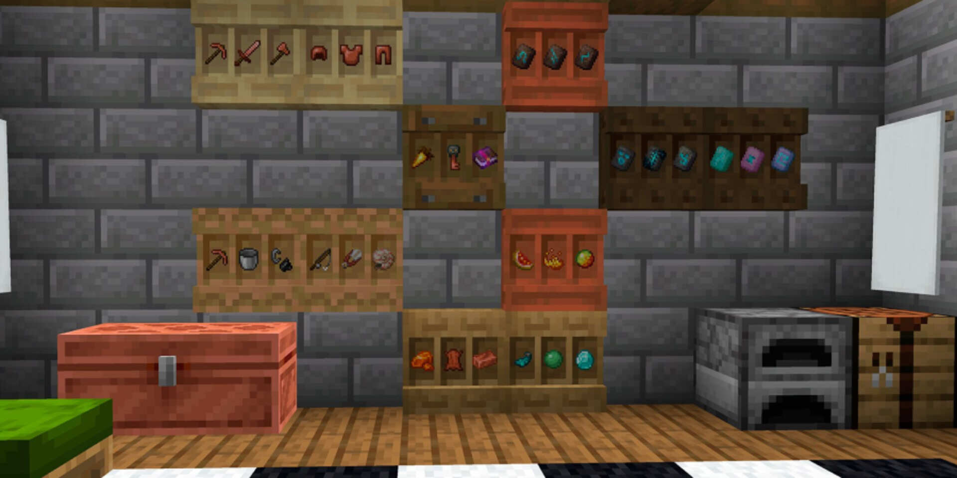 Полки в игре