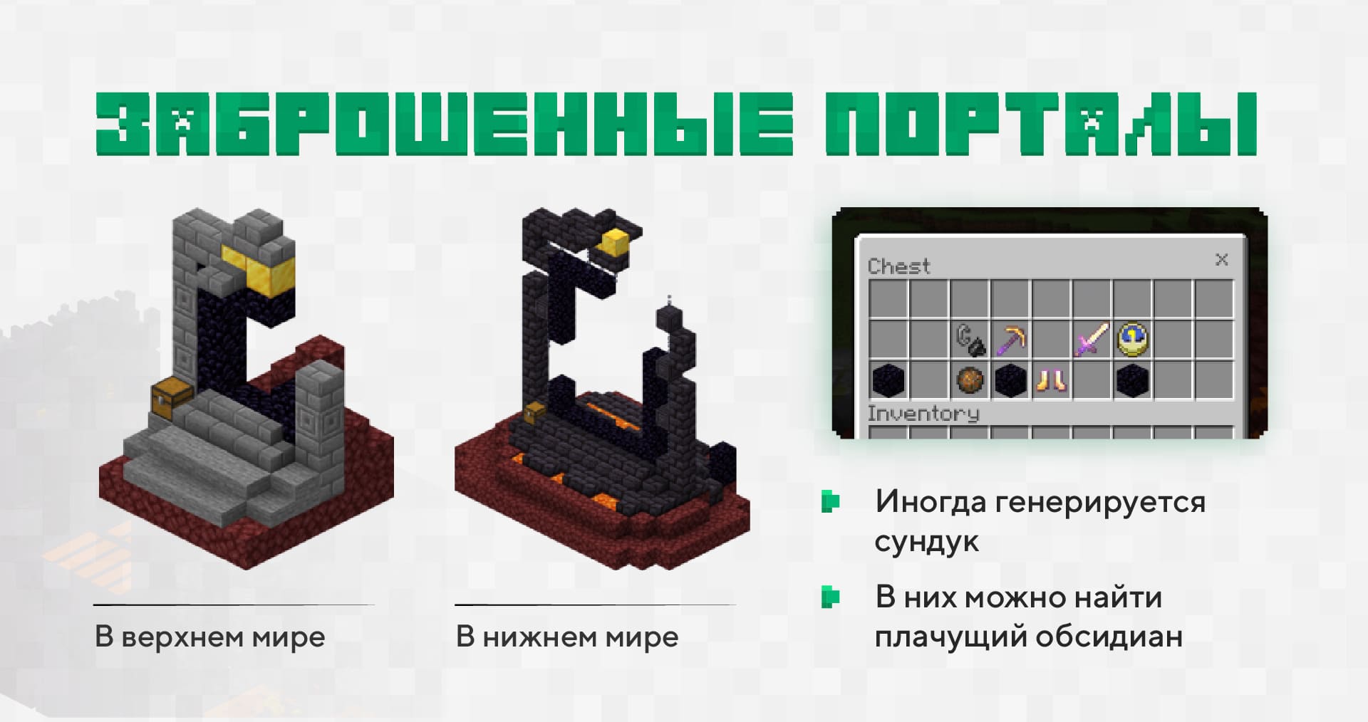 Описание заброшенных порталов